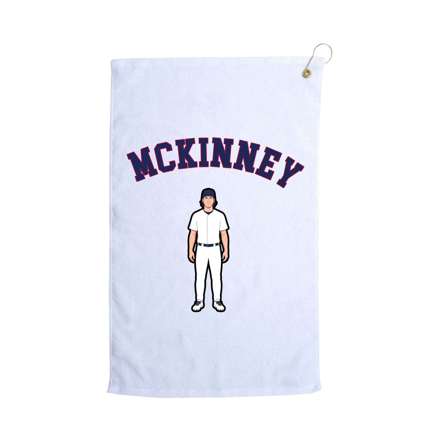 Golf Towel — Shirsey Arch in White