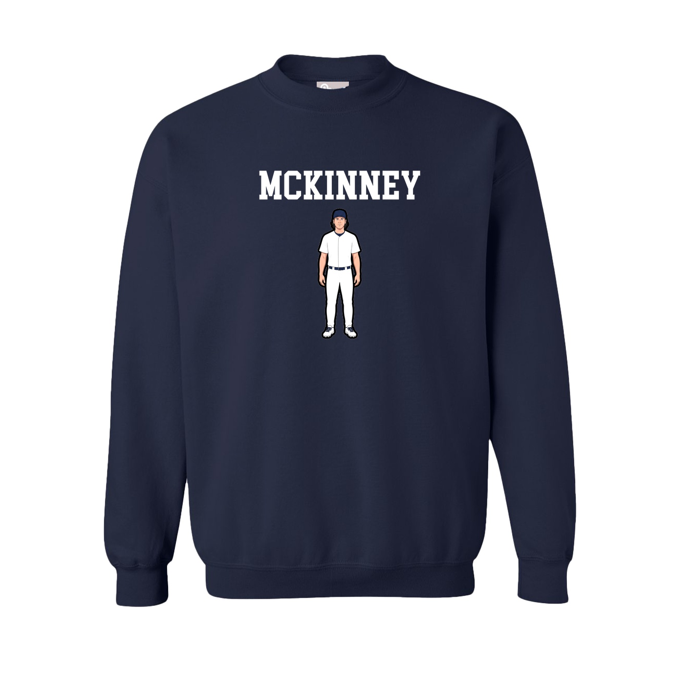 Fleece Crew — Shirsey in Navy