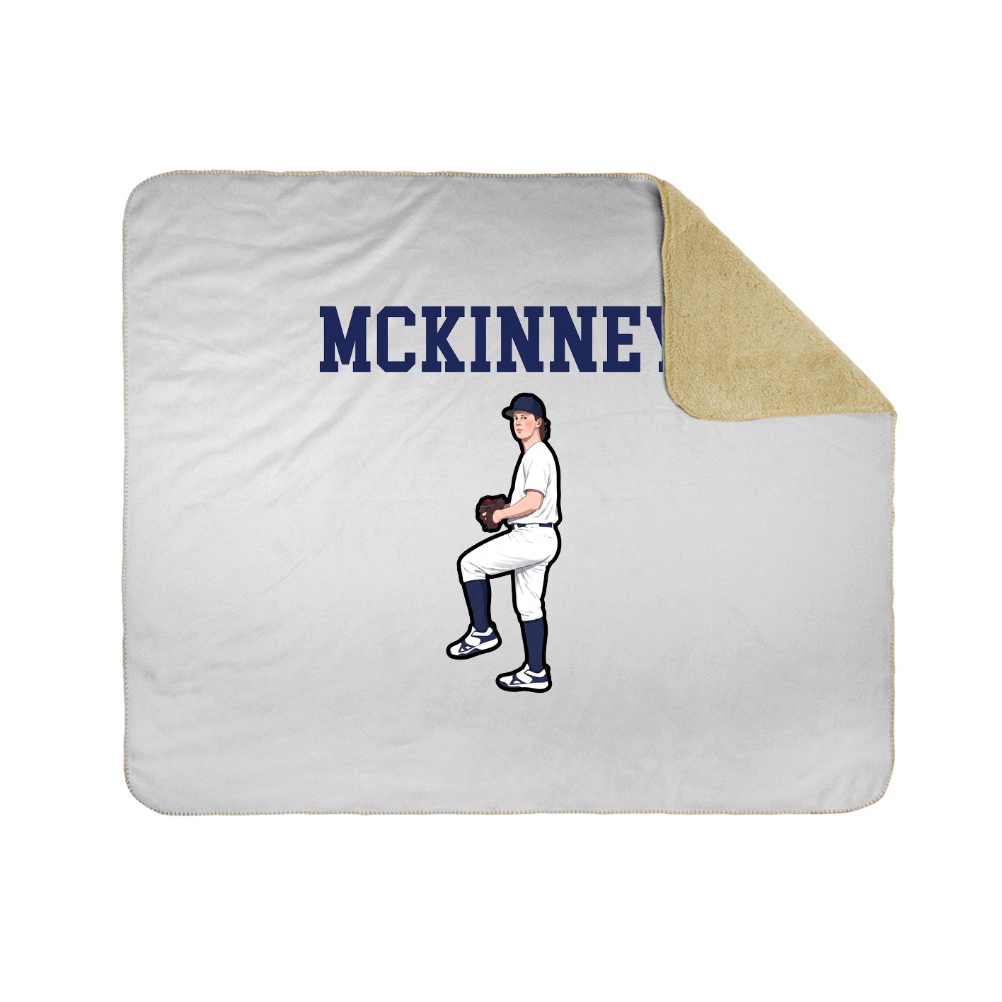 Throw Blanket — Shirsey in White