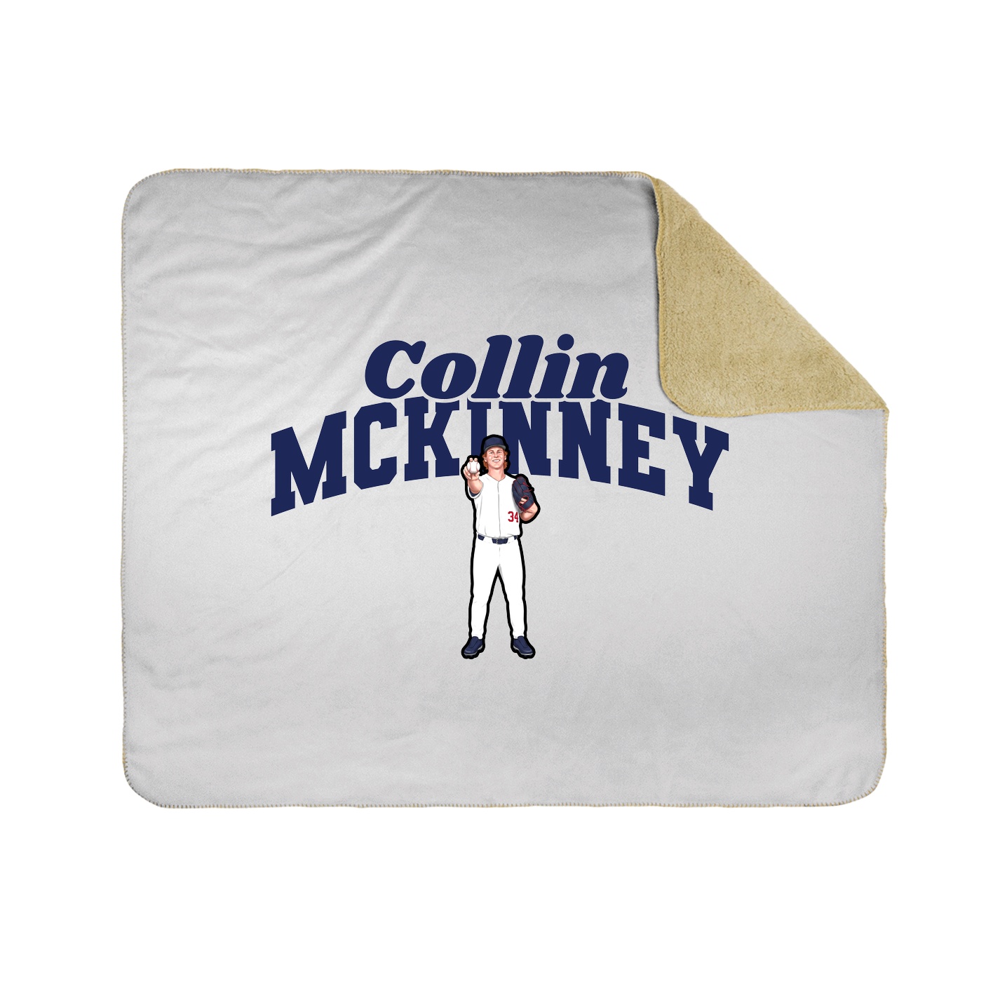 Throw Blanket — Signature Arch in White