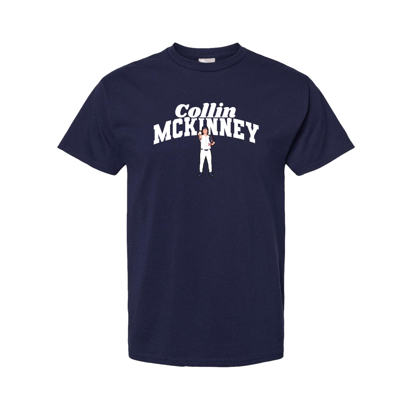 Youth Tee — Signature Arch in Navy