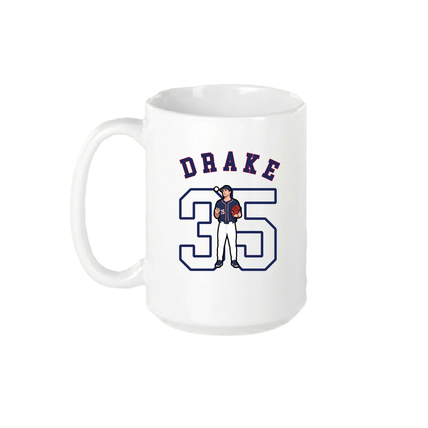 15oz Coffee Mug — Shirsey Arch in White