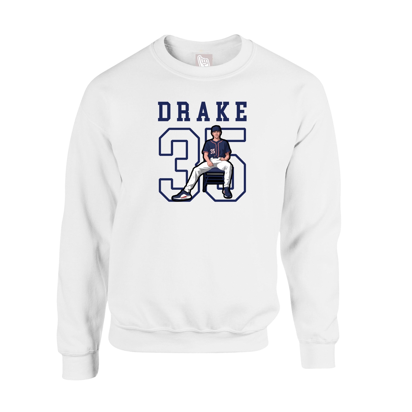 Fleece Crew — Shirsey in White