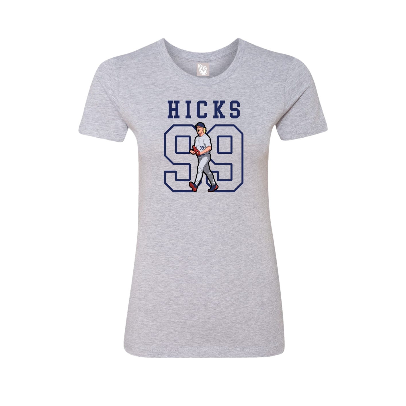 Fitted Women's Tee — Shirsey in Grey