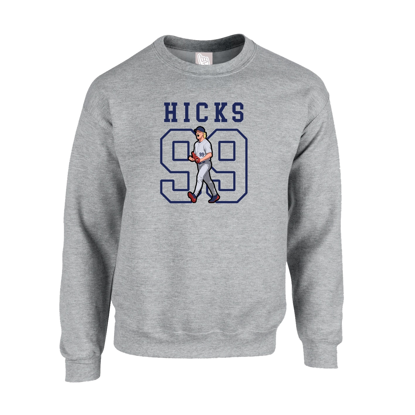 Fleece Crew — Shirsey in Grey