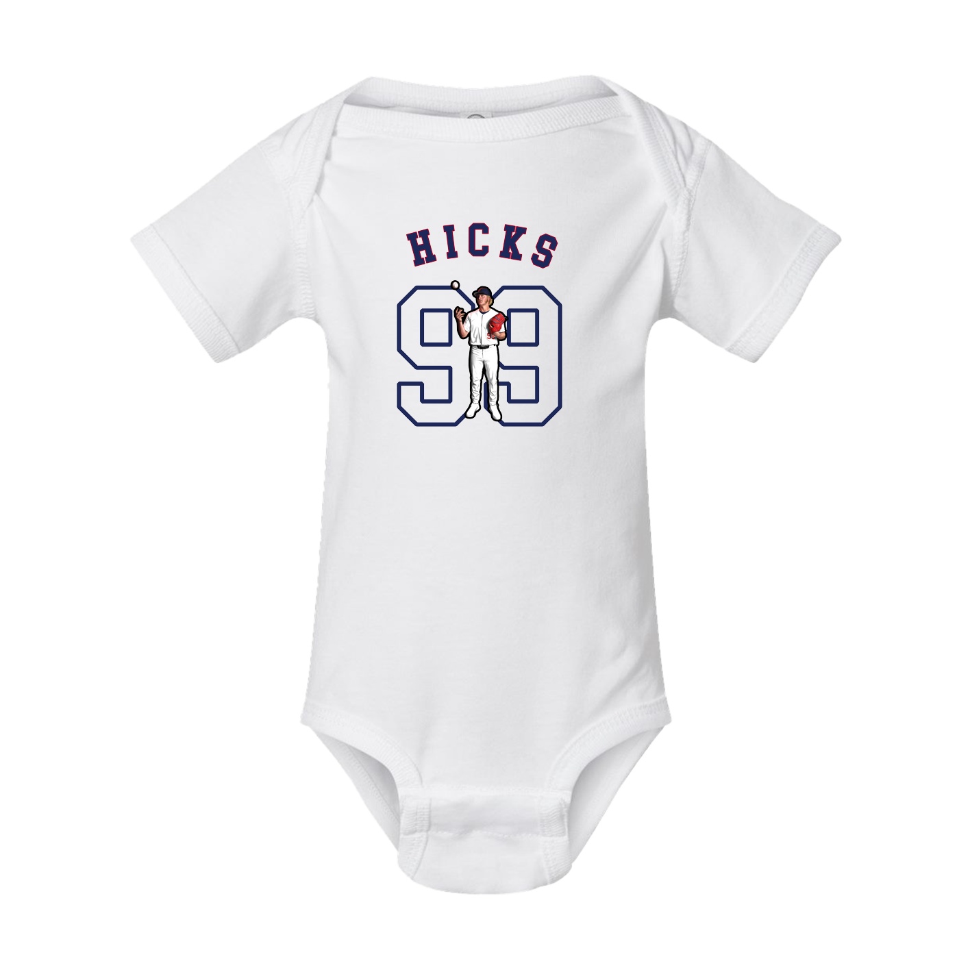 Baby Onesie — Shirsey Arch in White