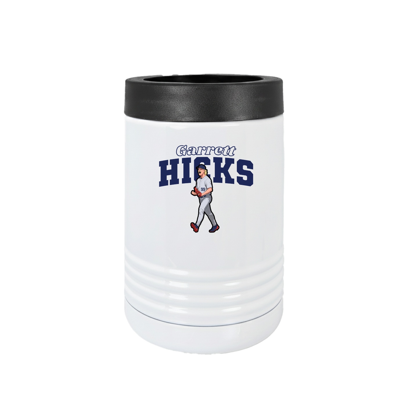 Beverage Holder — Name Arch in White