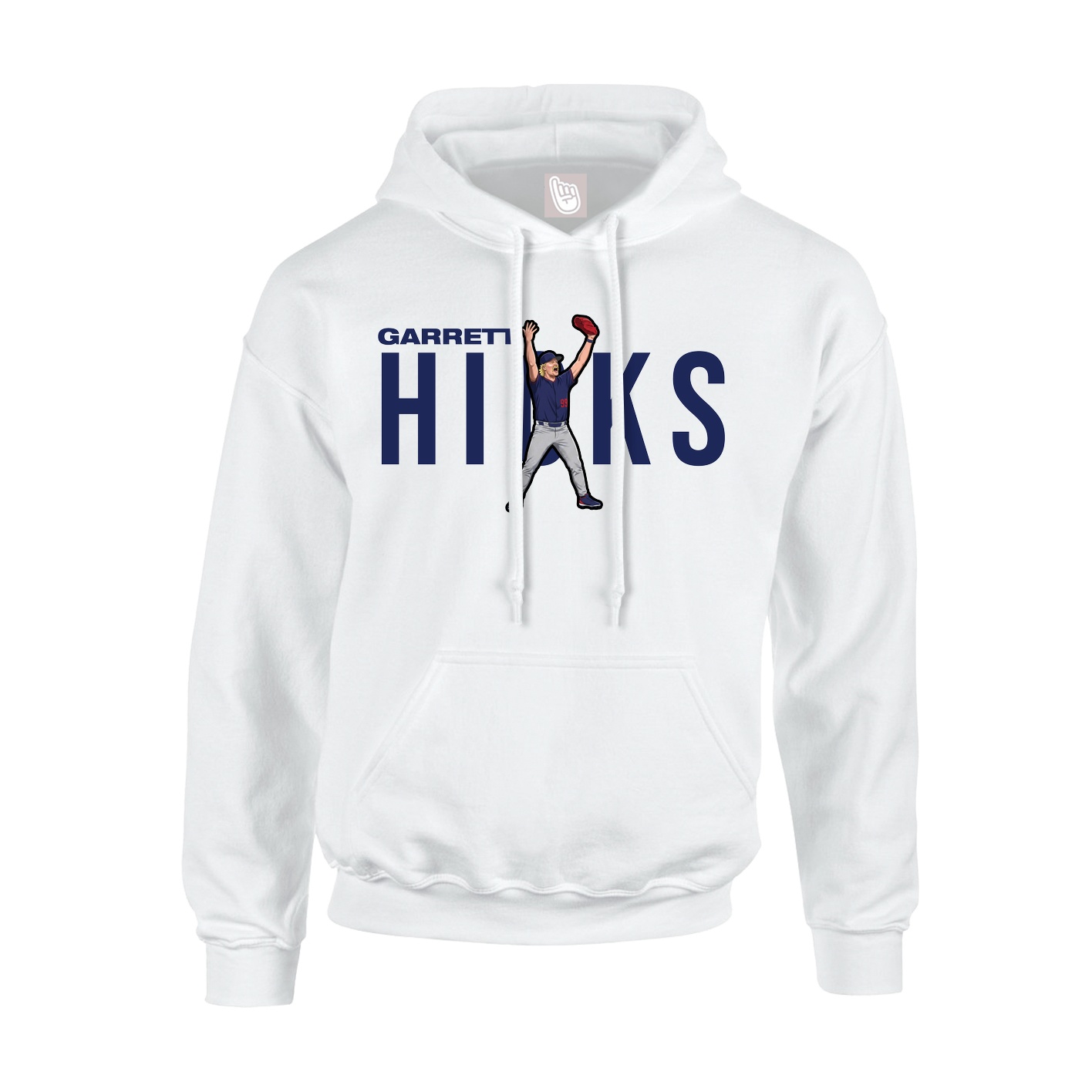 Youth Hoodie — Player Name in White