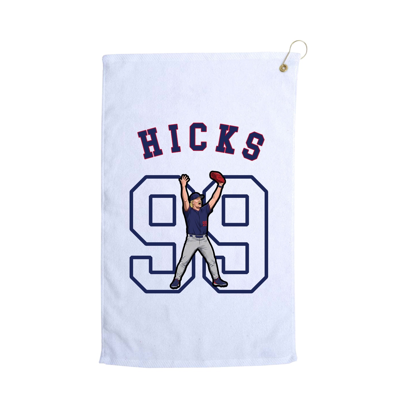 Golf Towel — Shirsey Arch in White