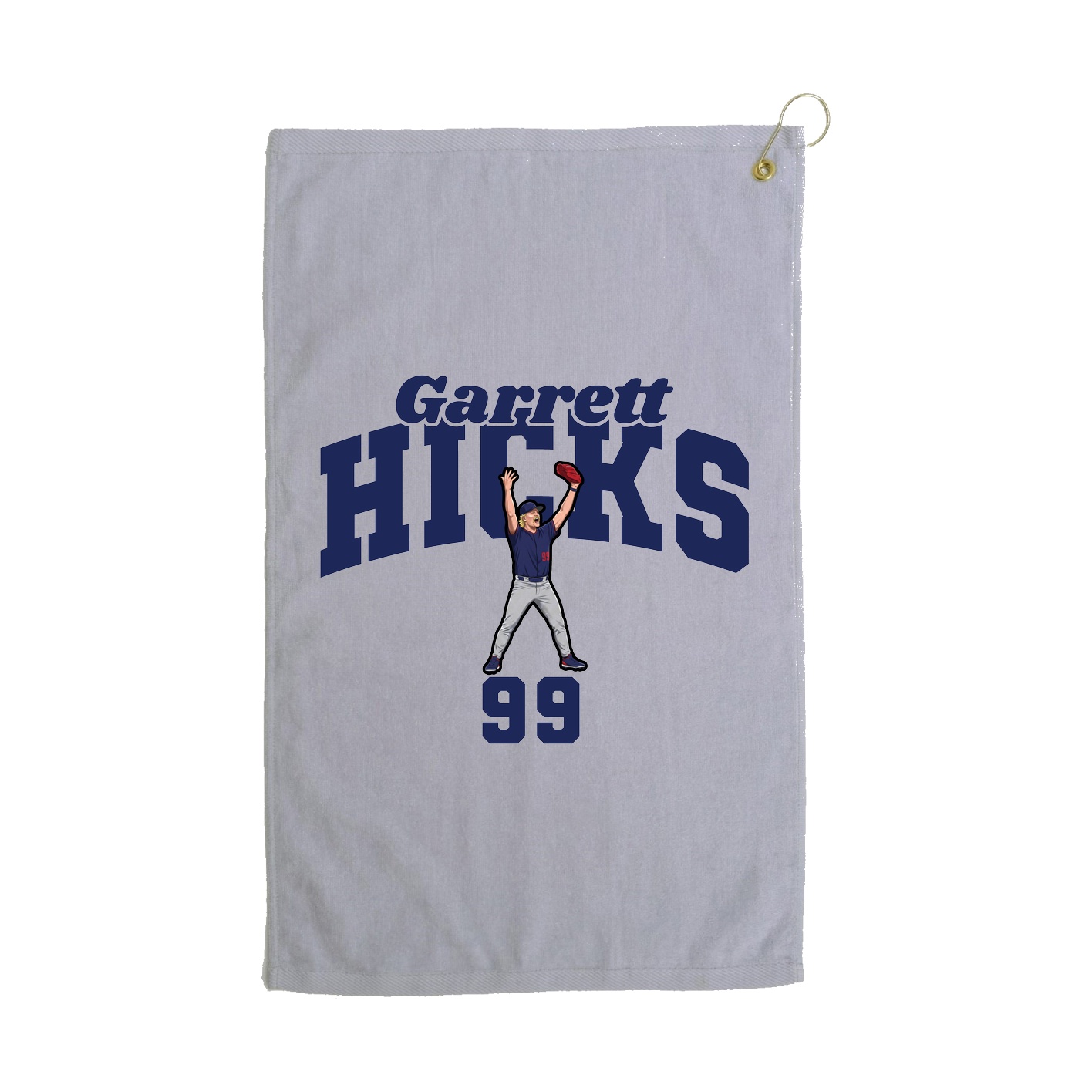 Golf Towel — Signature Arch in Grey