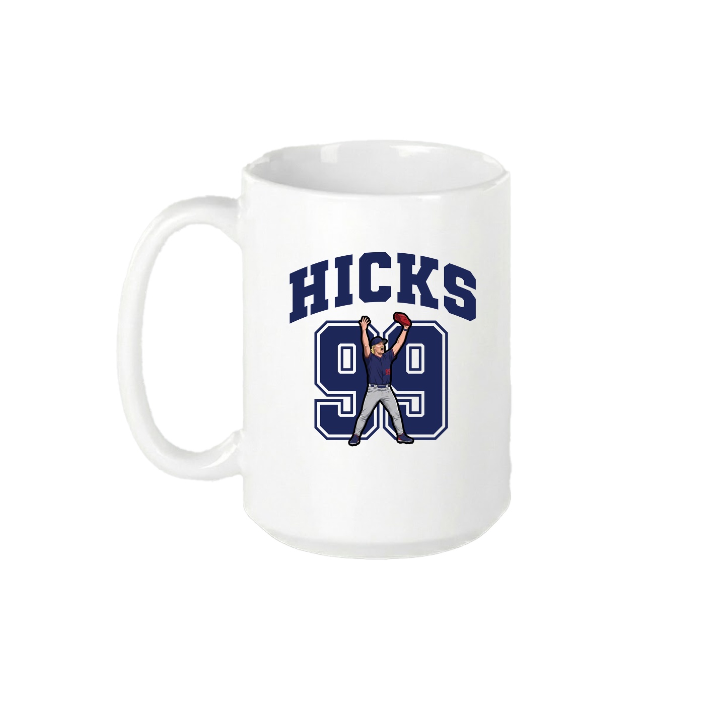 15oz Coffee Mug — Number in White