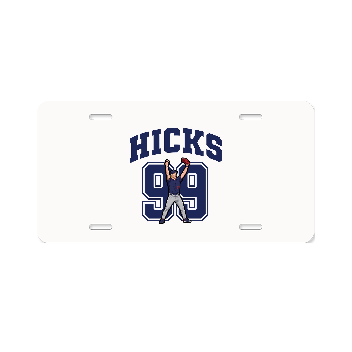 License Plate — Number in Classic