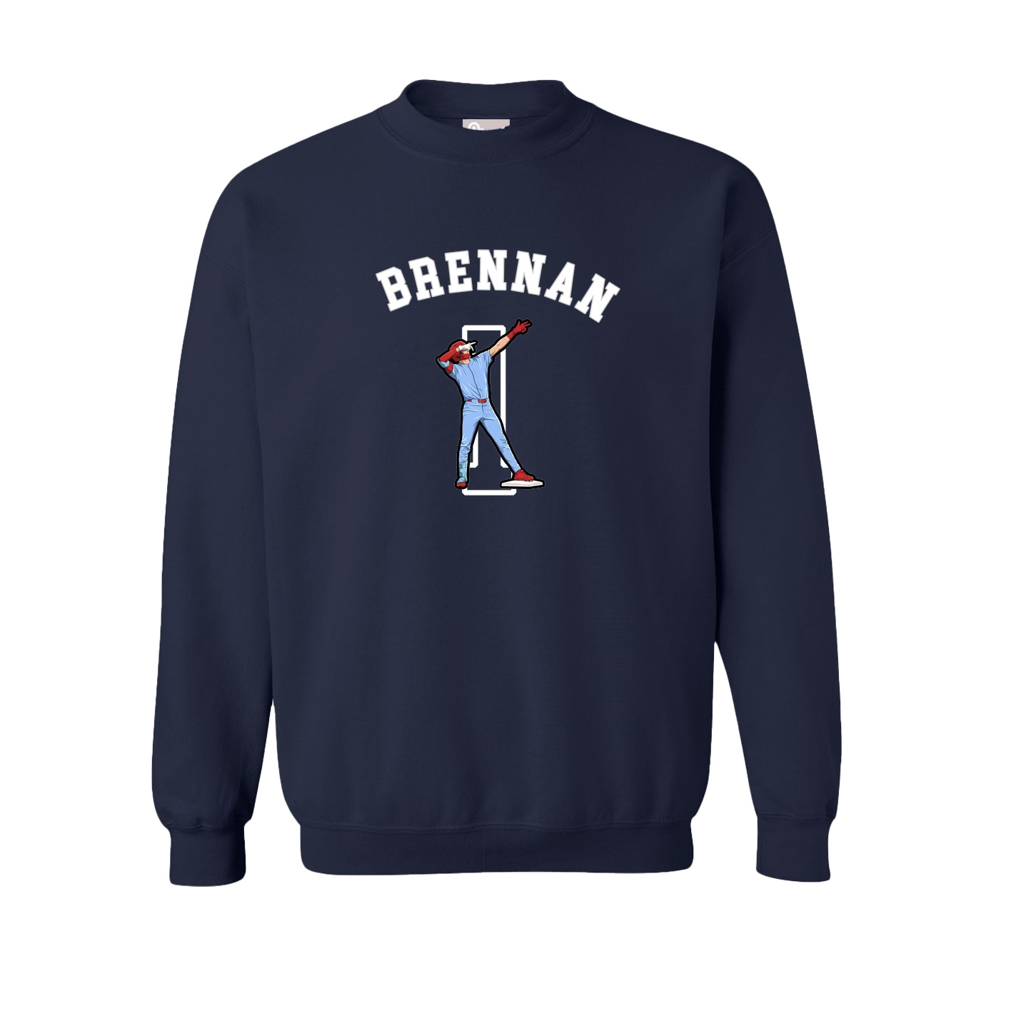 Fleece Crew — Shirsey Arch in Navy