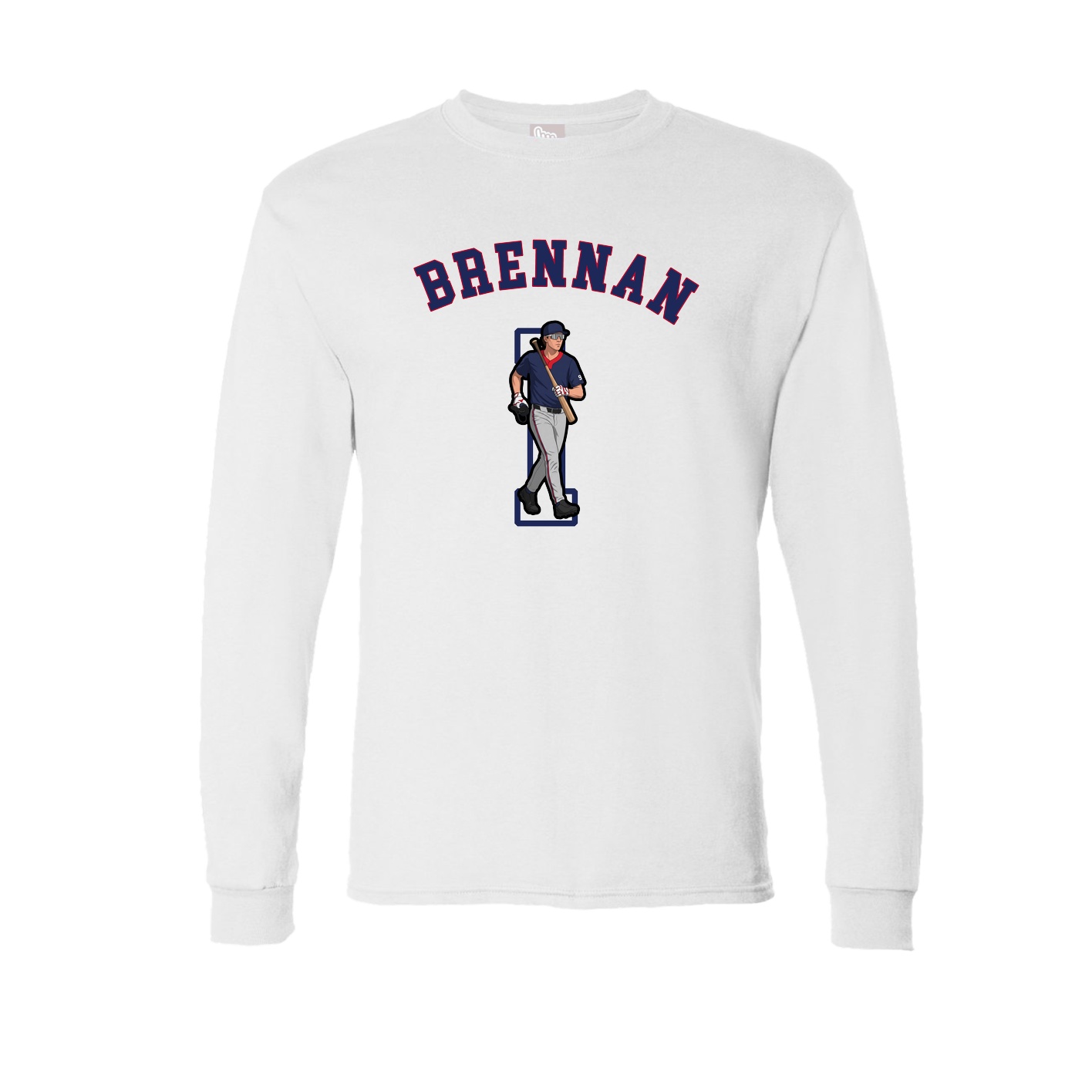 Long Sleeve Tee — Shirsey Arch in White
