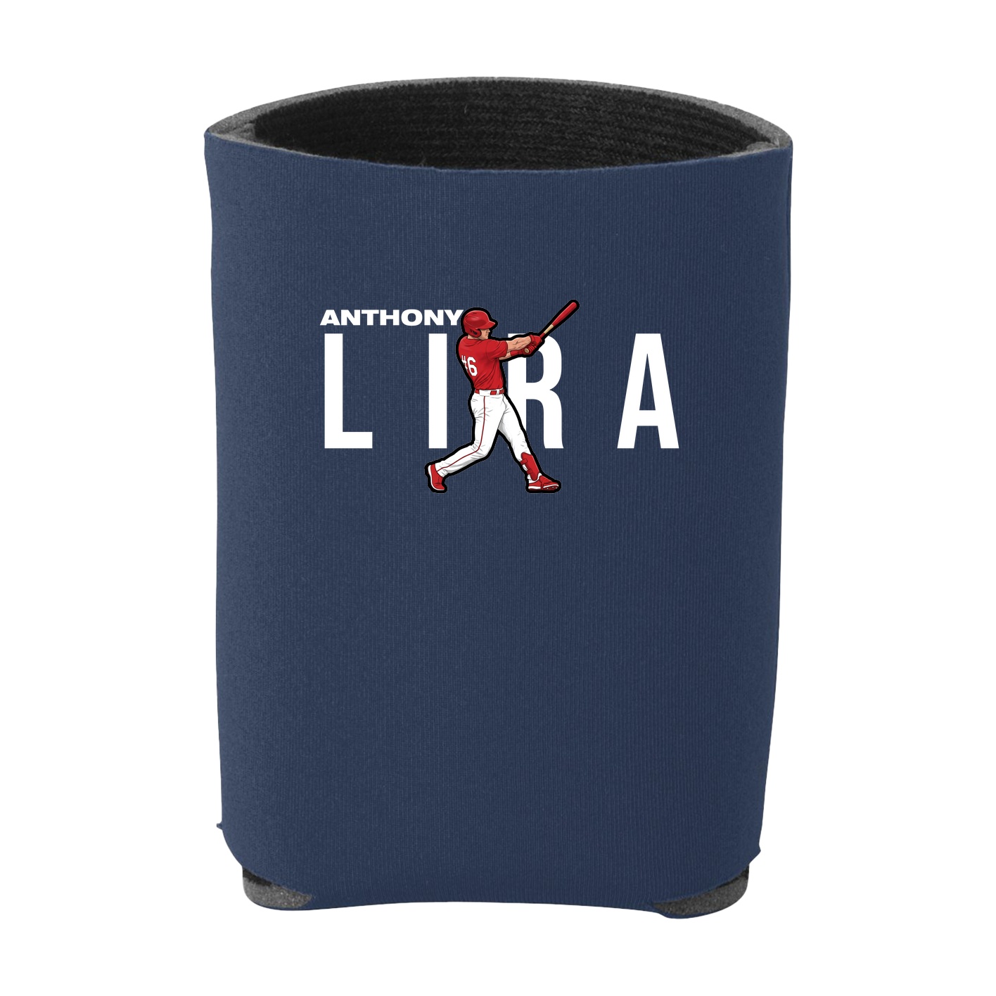 Can Holder — Player Name in Navy