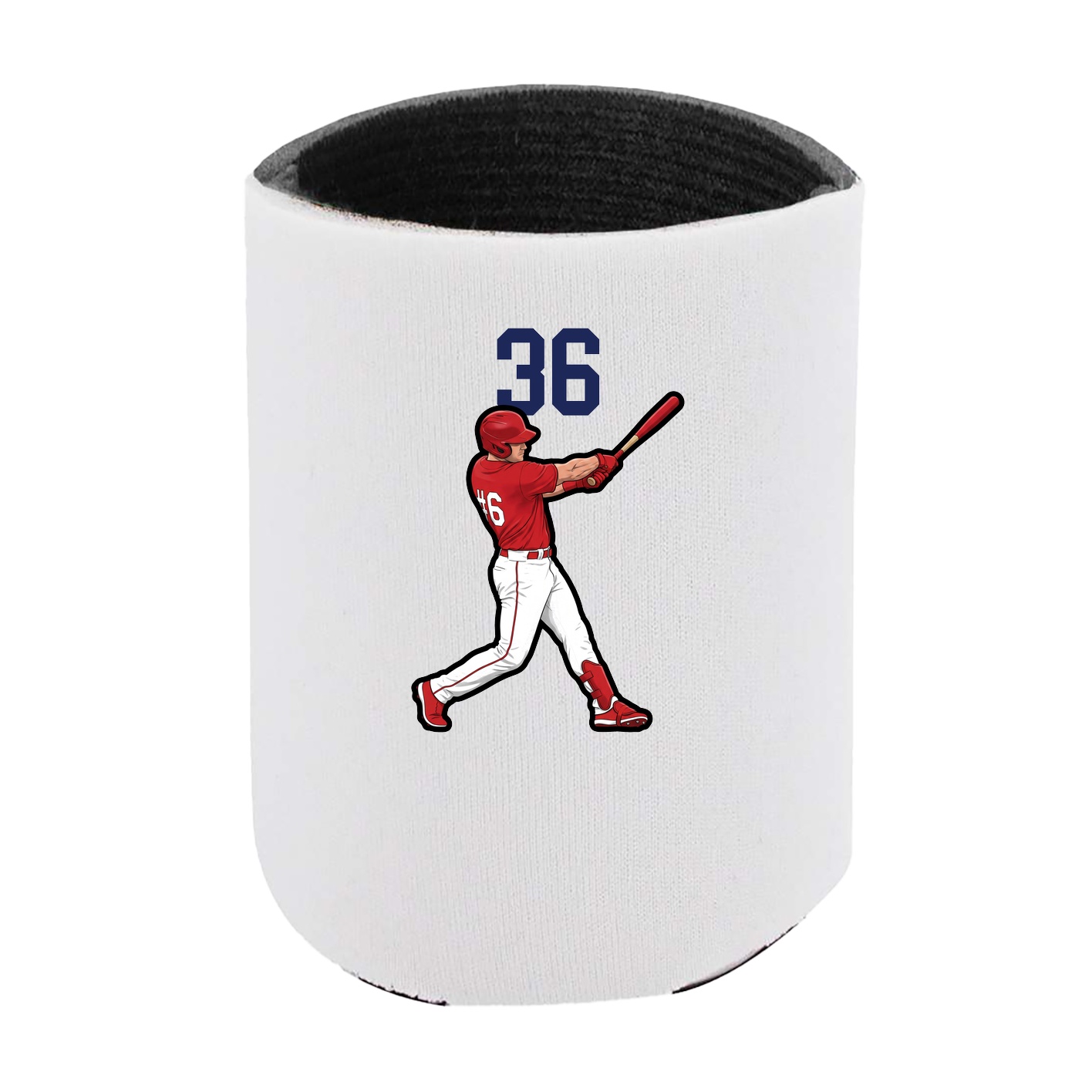 Can Holder — Number Top in White