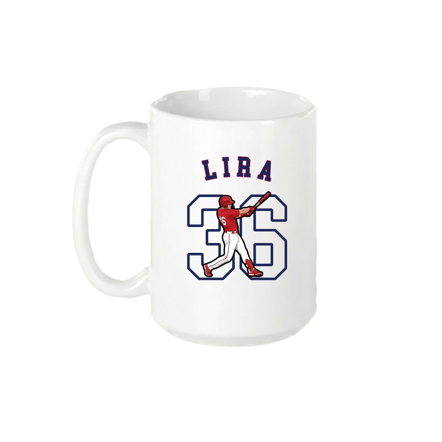 15oz Coffee Mug — Shirsey Arch in White