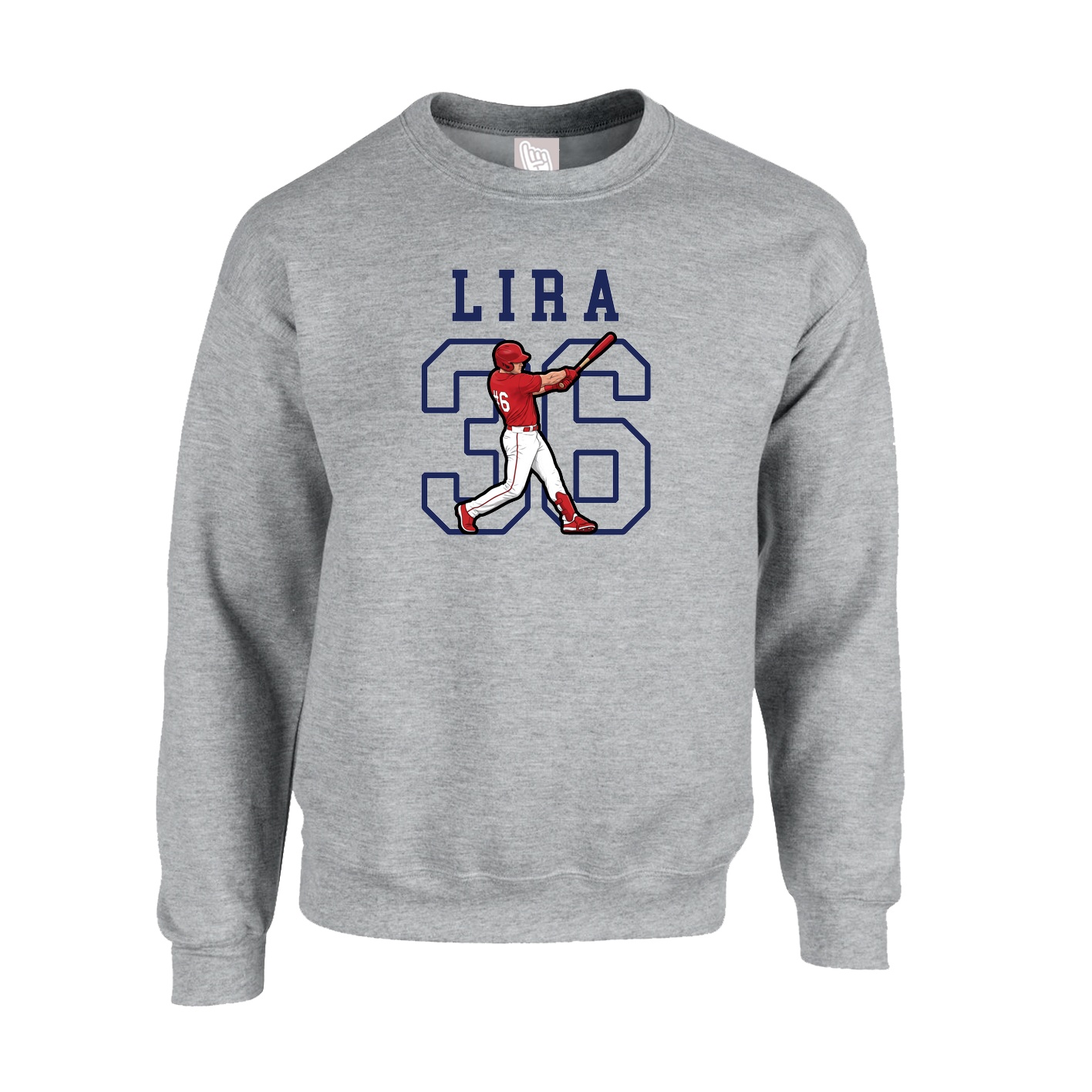 Fleece Crew — Shirsey in Grey
