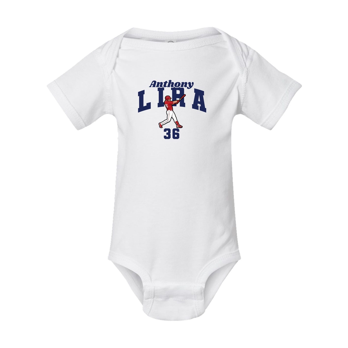 Baby Onesie — Signature Arch in White