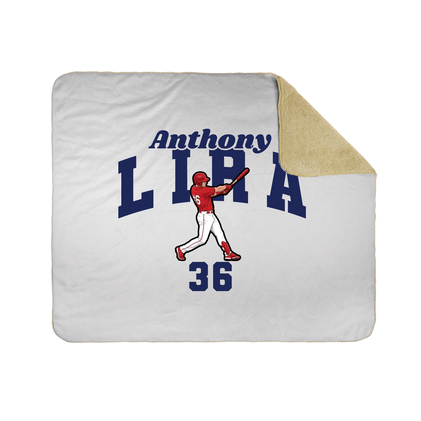 Throw Blanket — Signature Arch in White
