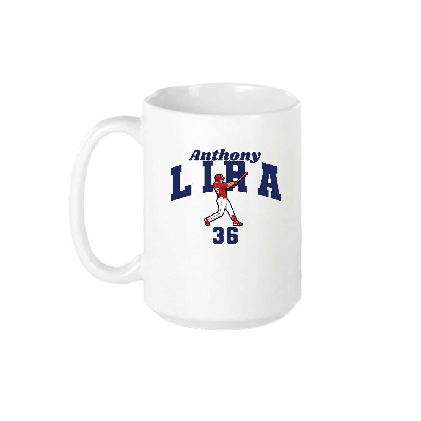 15oz Coffee Mug — Signature Arch in White