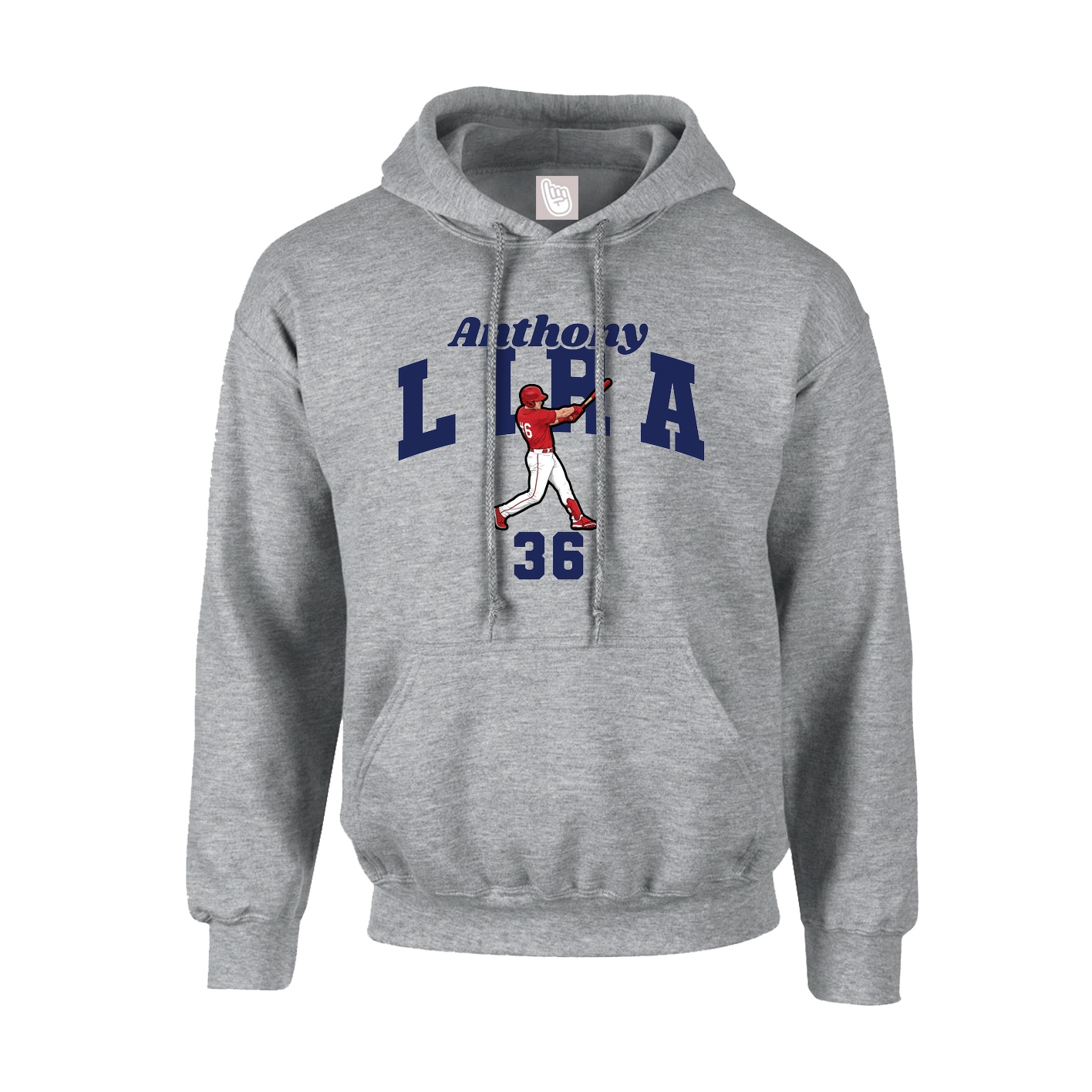 Hoodie — Signature Arch in Grey