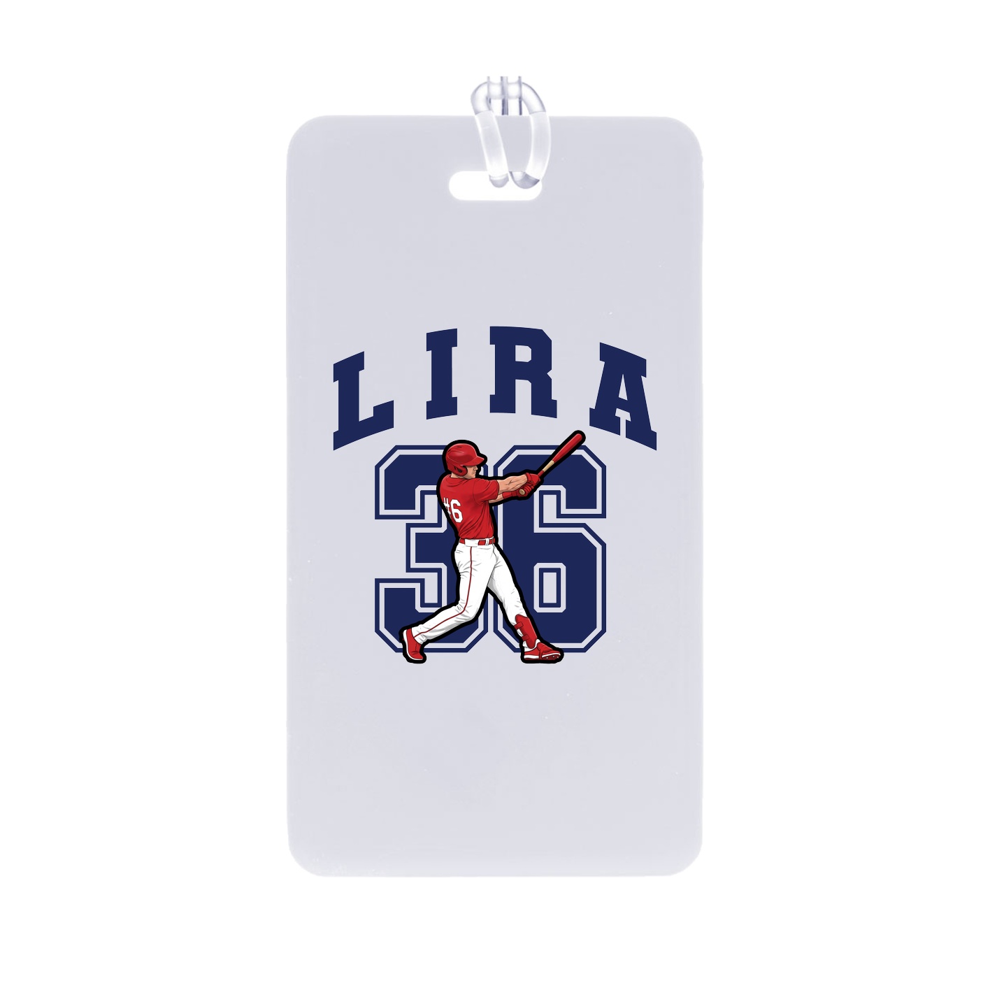 Bag Tag — Number in Classic