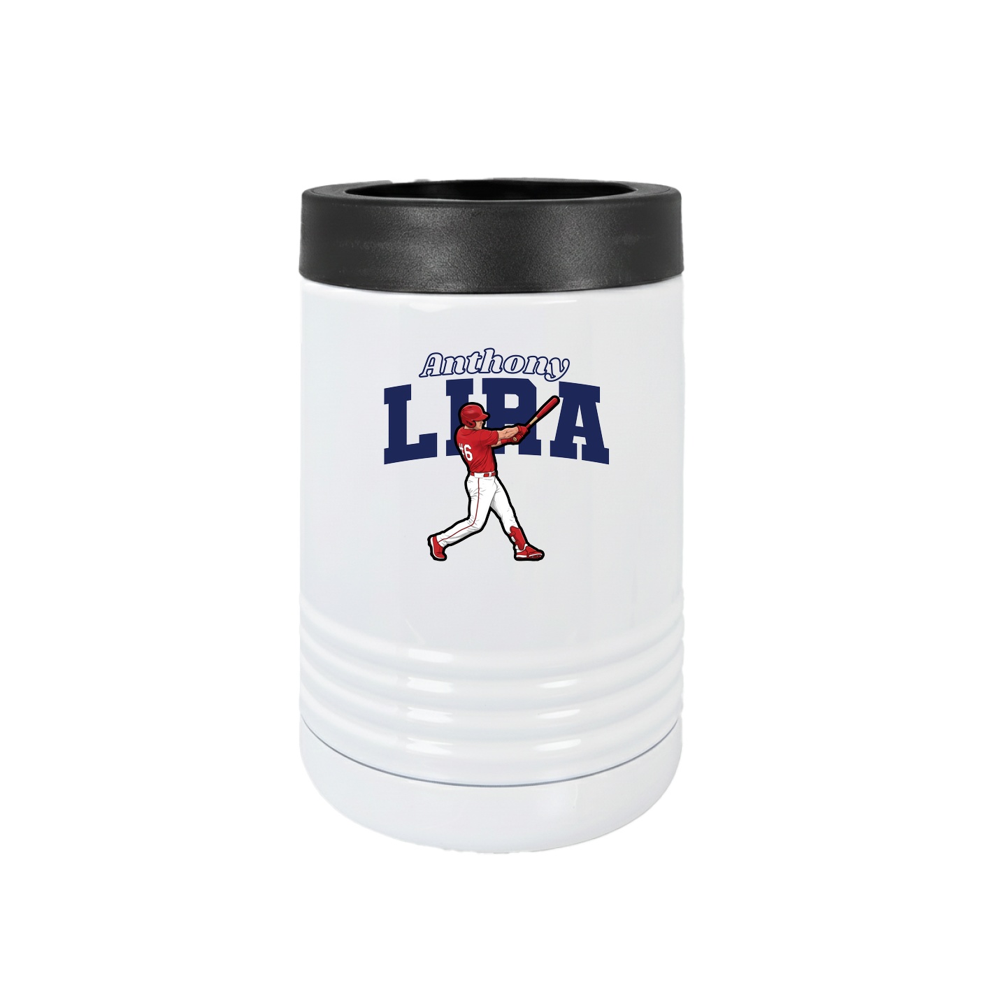 Beverage Holder — Name Arch in White
