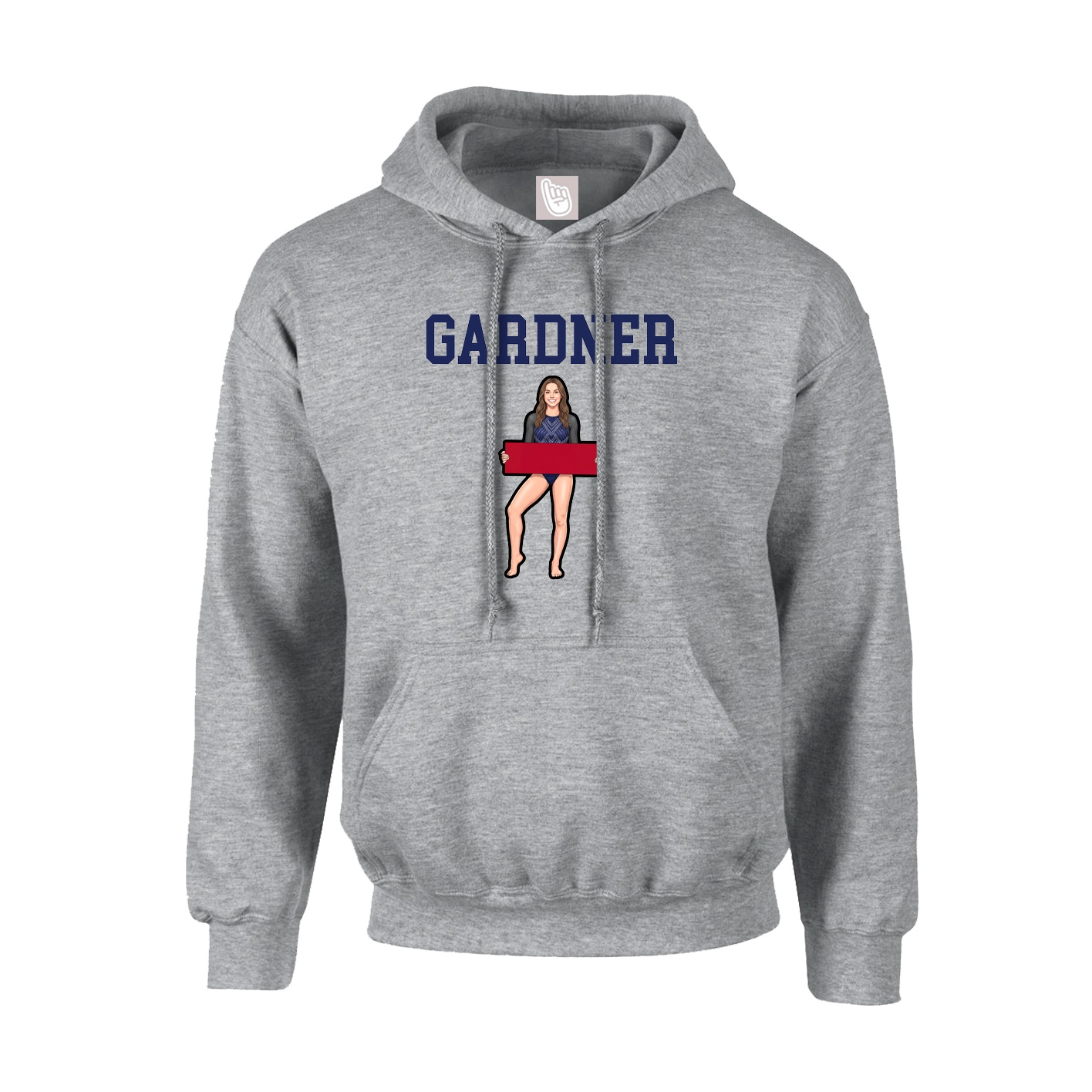 Hoodie — Shirsey in Grey