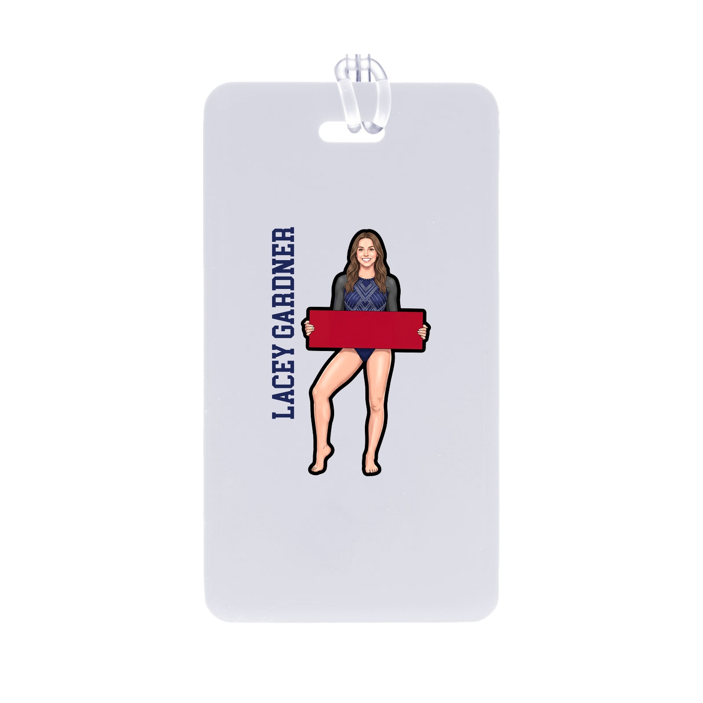 Bag Tag — Name Vertical in Classic
