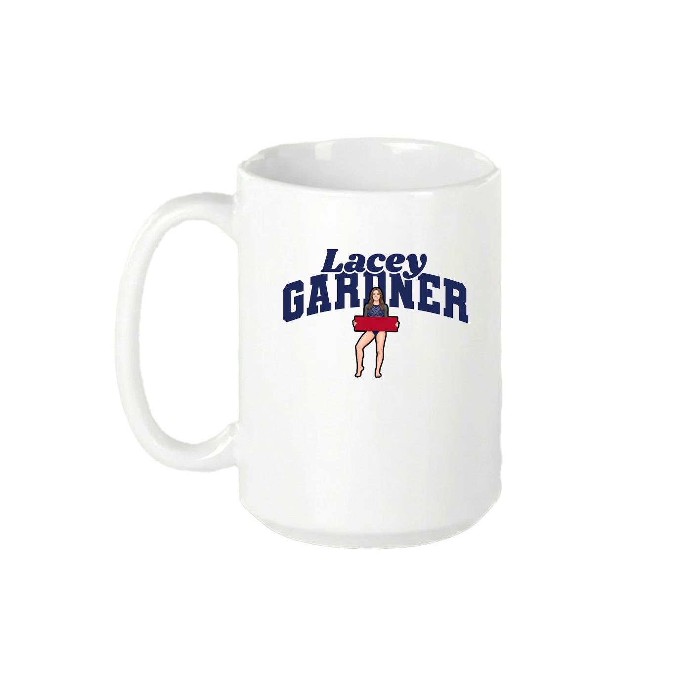 15oz Coffee Mug — Signature Arch in White