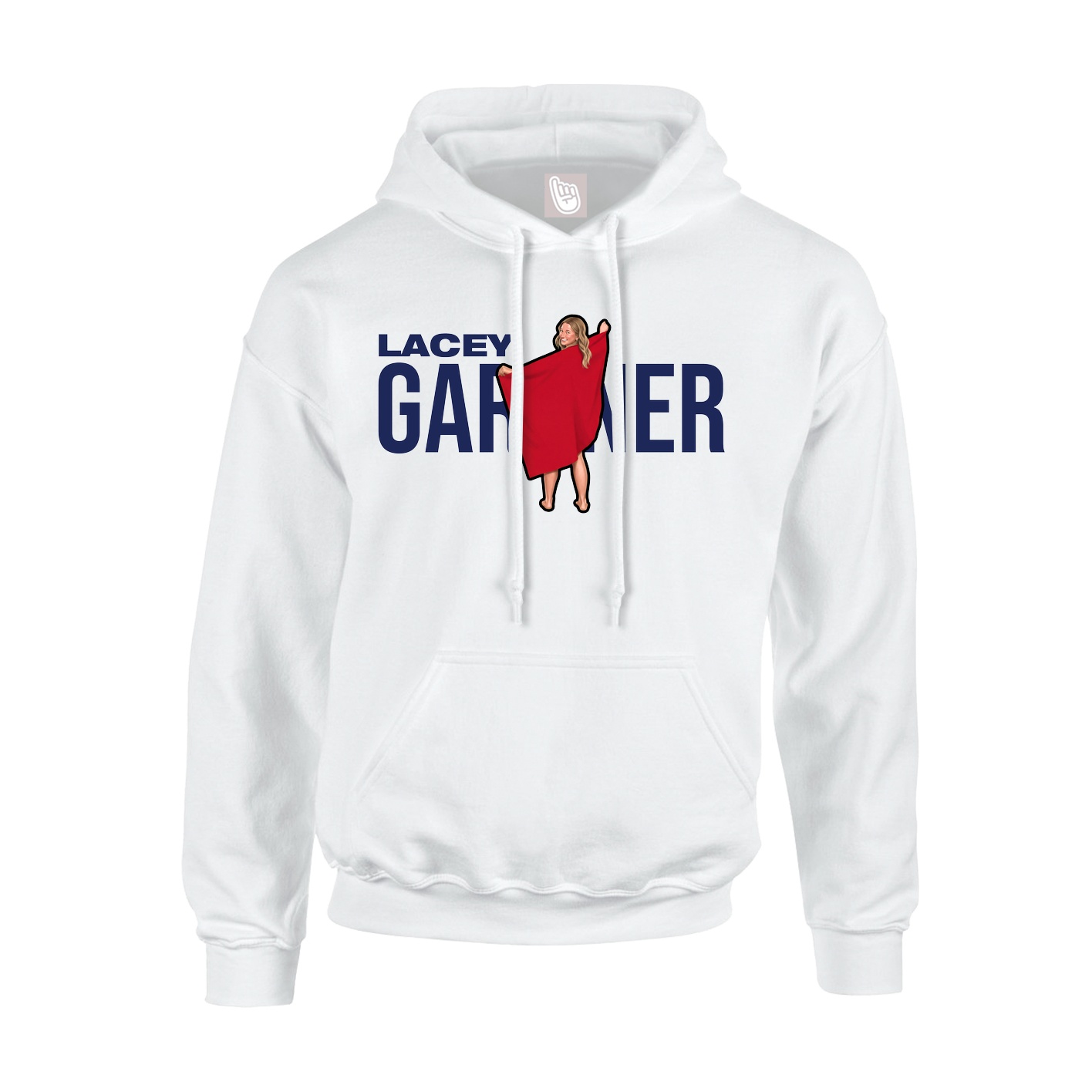 Hoodie — Player Name in White