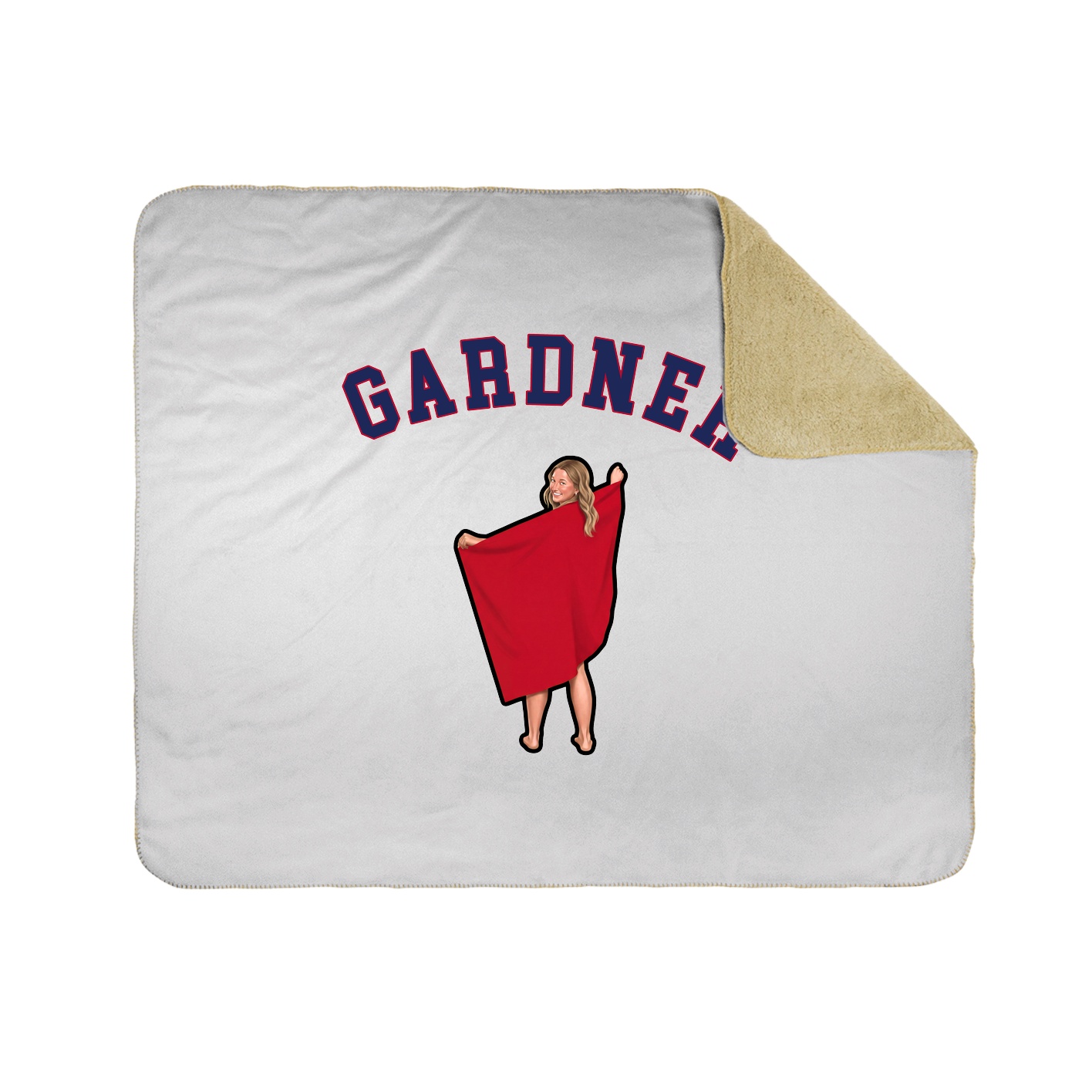 Throw Blanket — Shirsey Arch in White