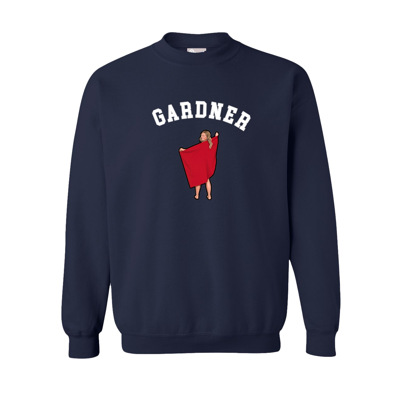 Fleece Crew — Shirsey Arch in Navy