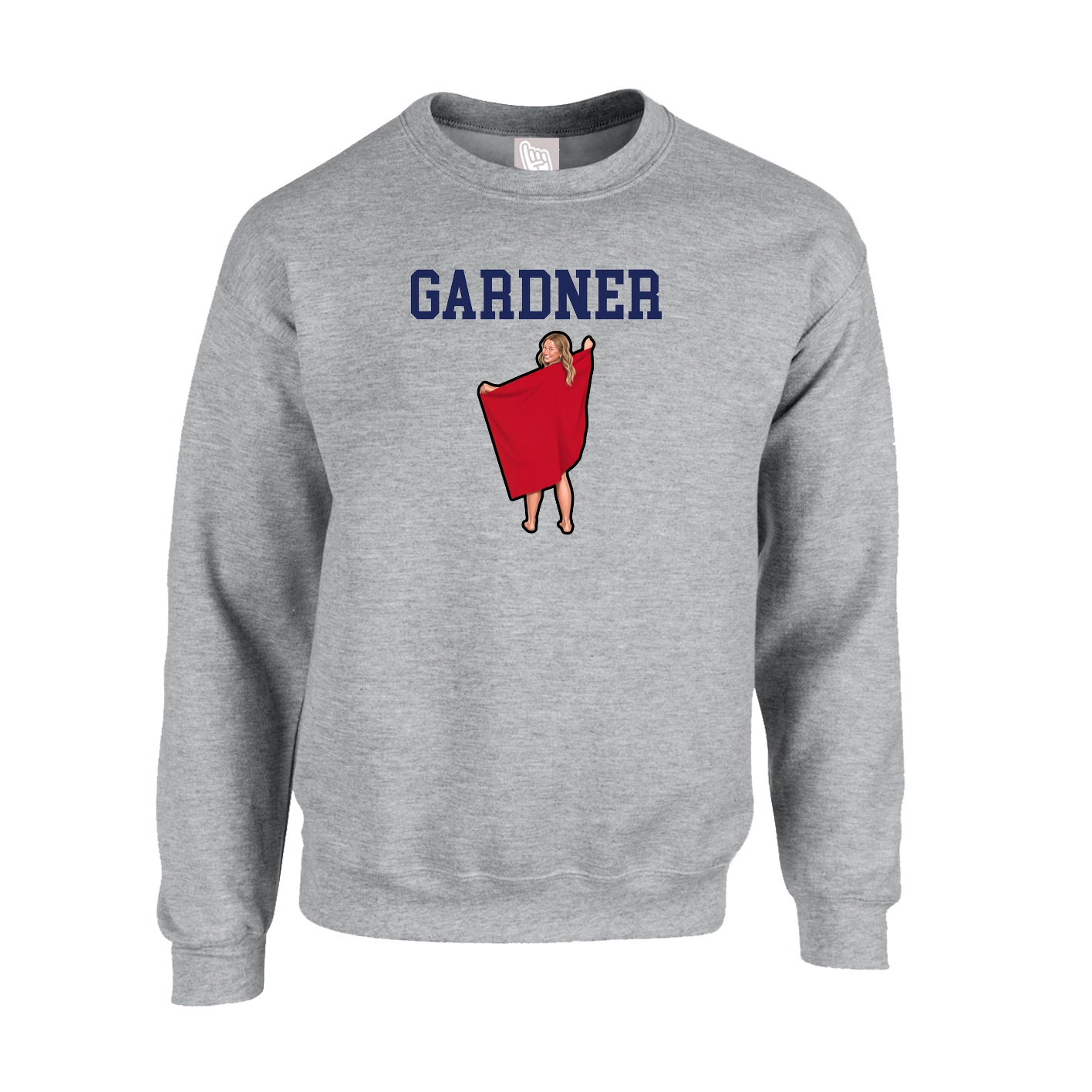 Fleece Crew — Shirsey in Grey