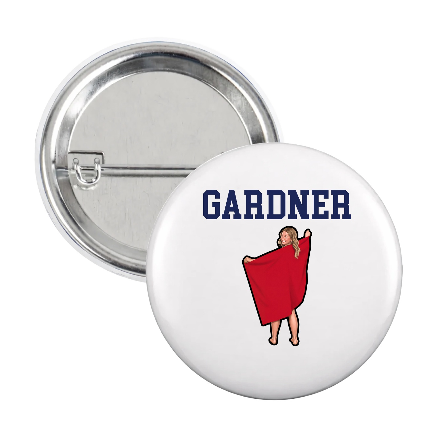 Game Day Button — Shirsey in White