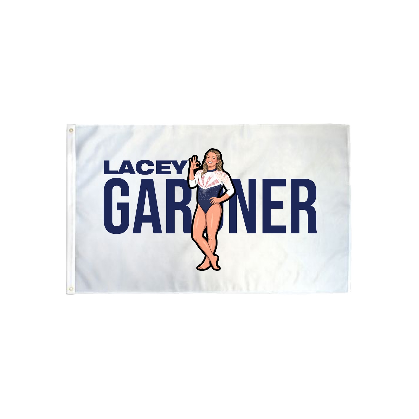3x5 Flag — Player Name in Classic