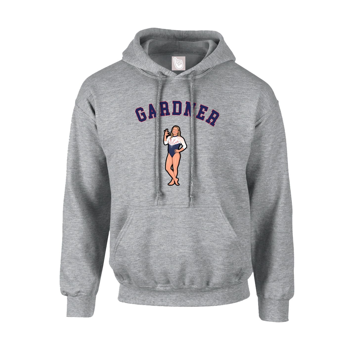 Youth Hoodie — Shirsey Arch in Grey