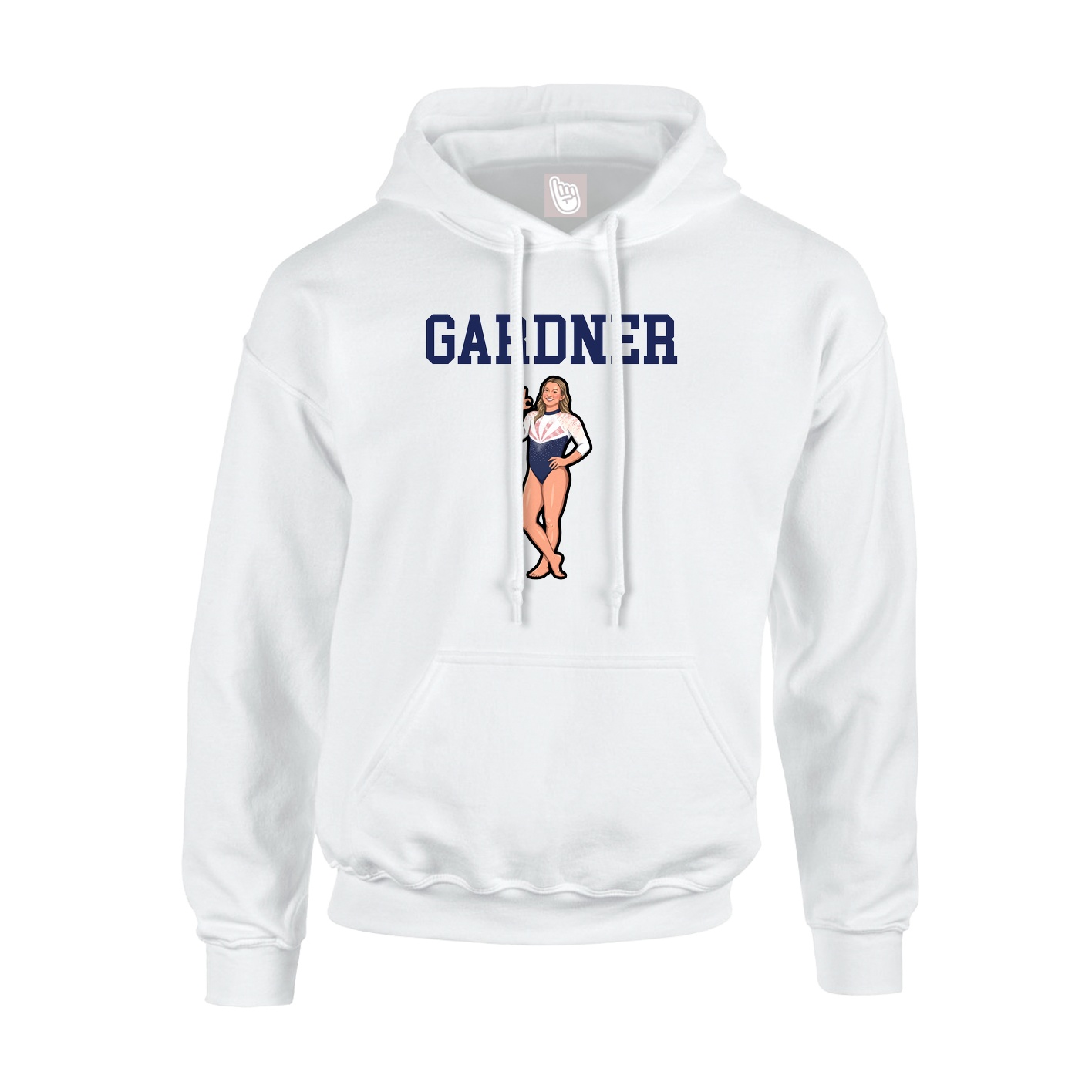 Hoodie — Shirsey in White