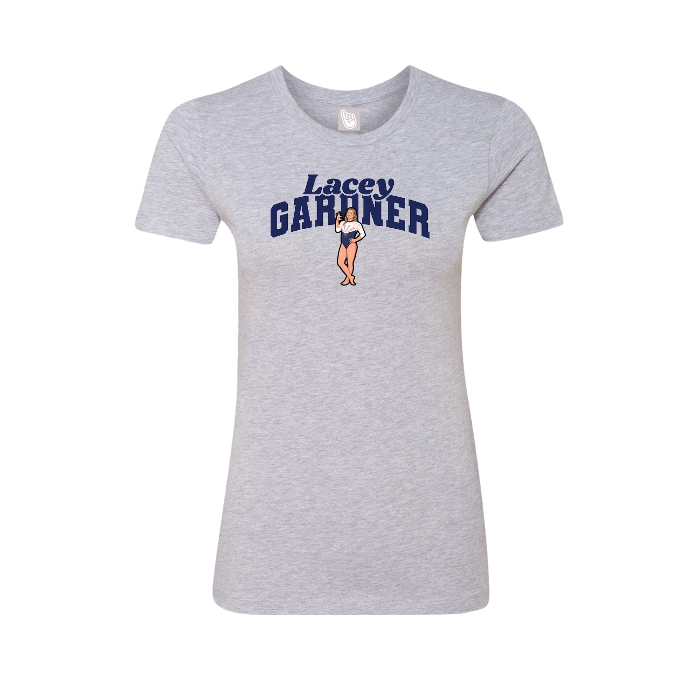Womens Tee — Signature Arch in Grey