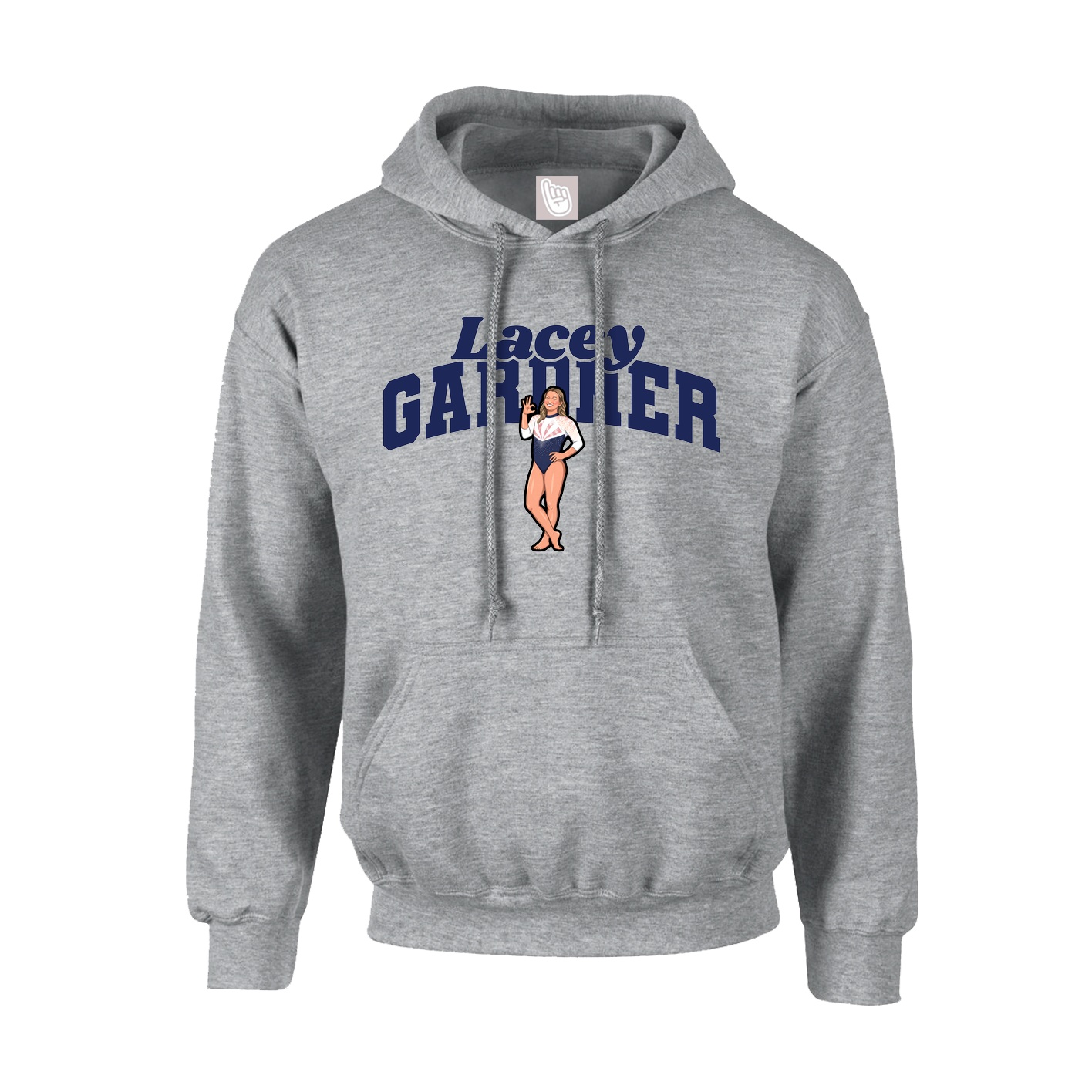 Hoodie — Signature Arch in Grey