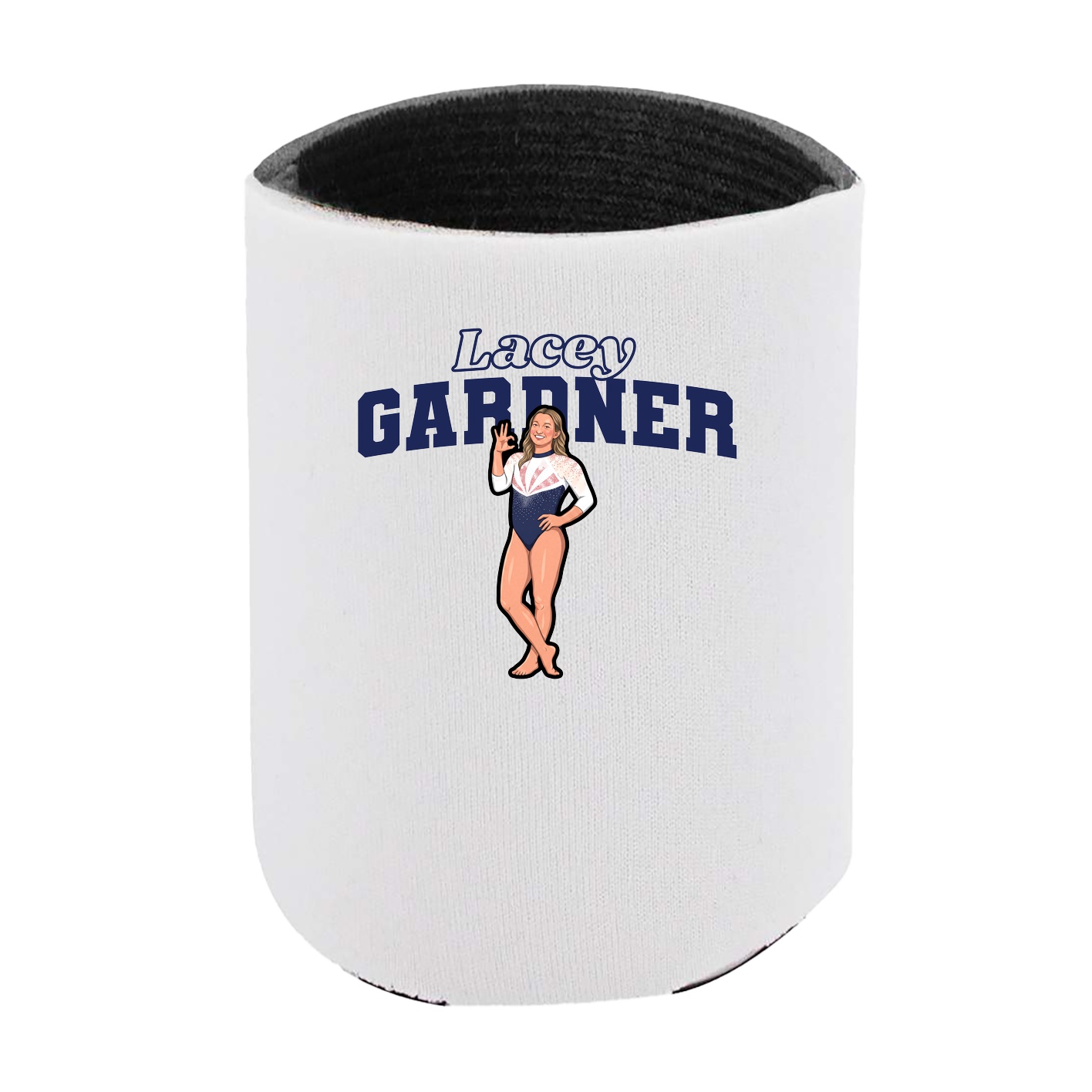 Can Holder — Name Arch in White