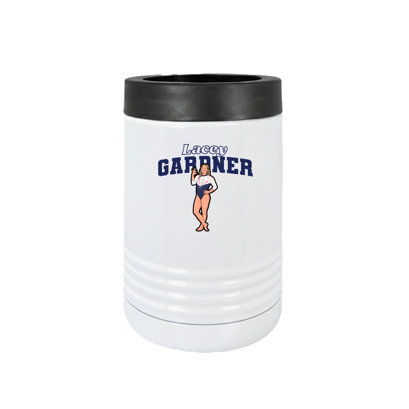 Beverage Holder — Name Arch in White