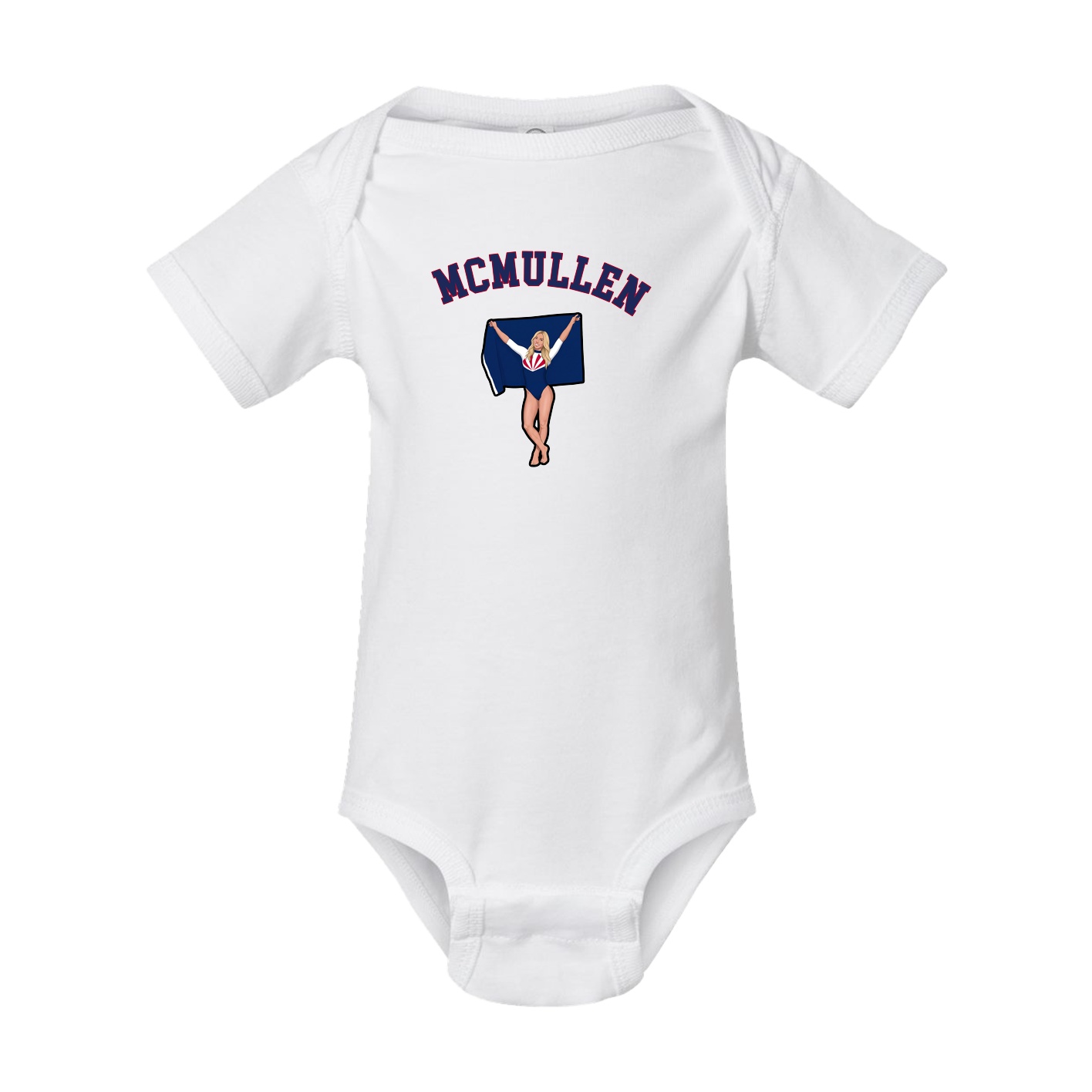 Baby Onesie — Shirsey Arch in White