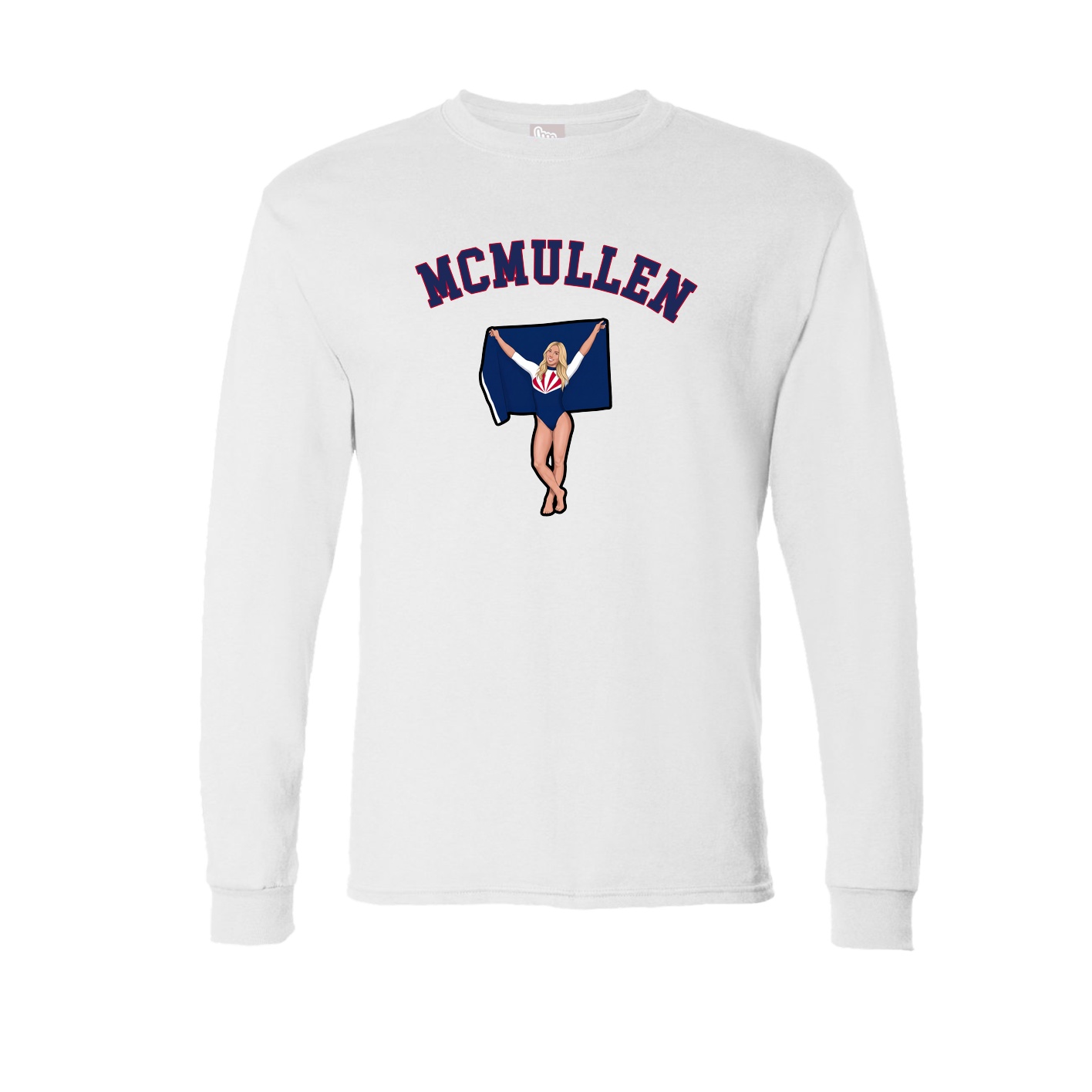 Long Sleeve Tee — Shirsey Arch in White