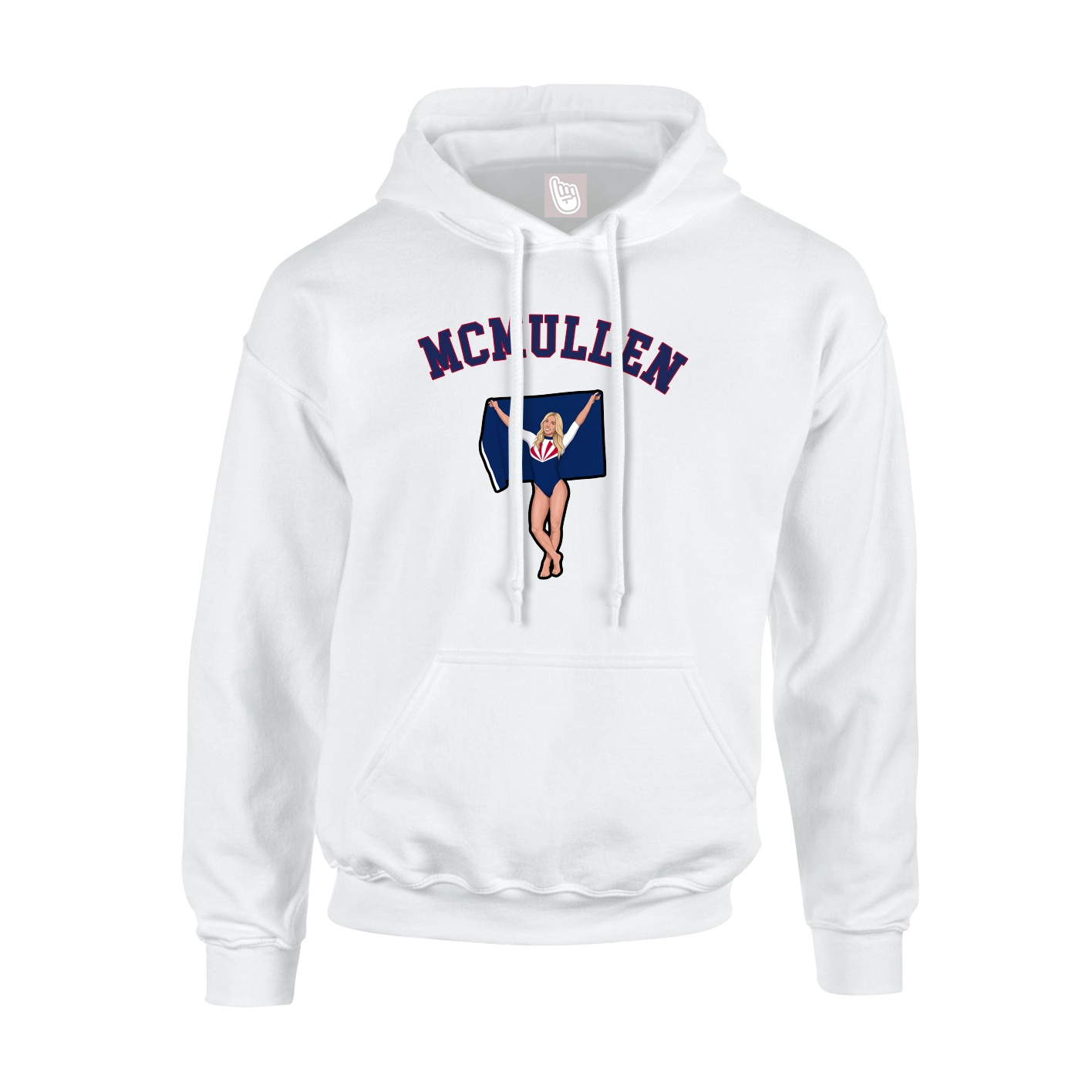 Hoodie — Shirsey Arch in White