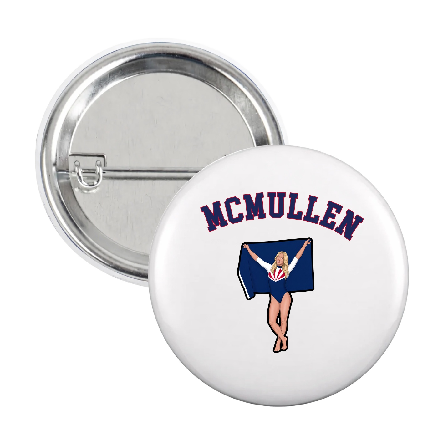 Game Day Button — Shirsey Arch in White
