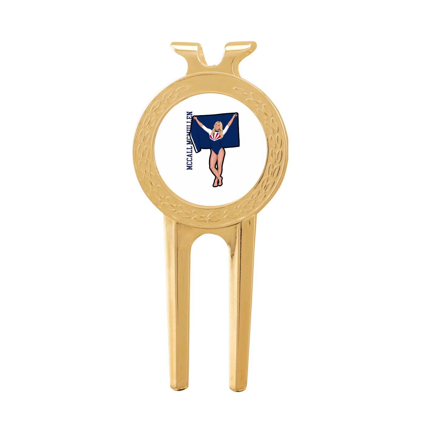 Divot Tool with Ball Marker — Name Vertical in Classic