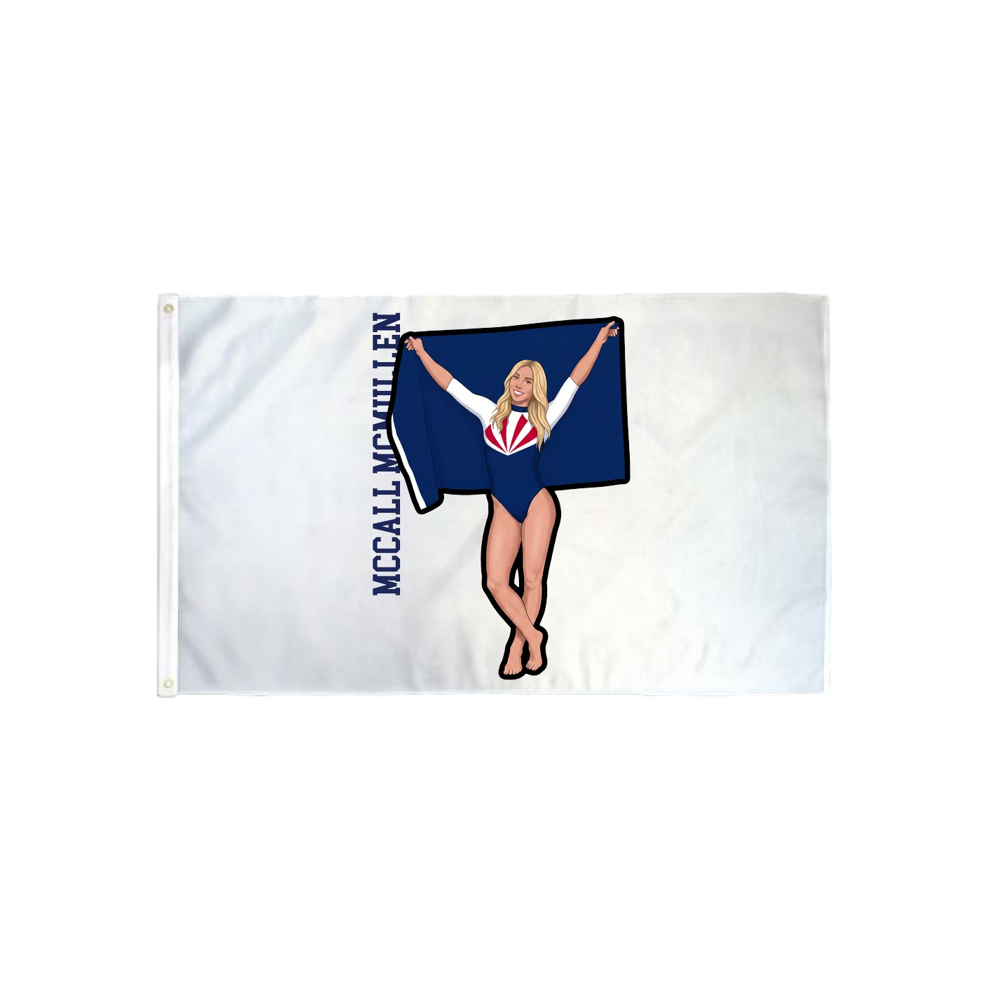 3x5 Flag — Name Vertical in Classic