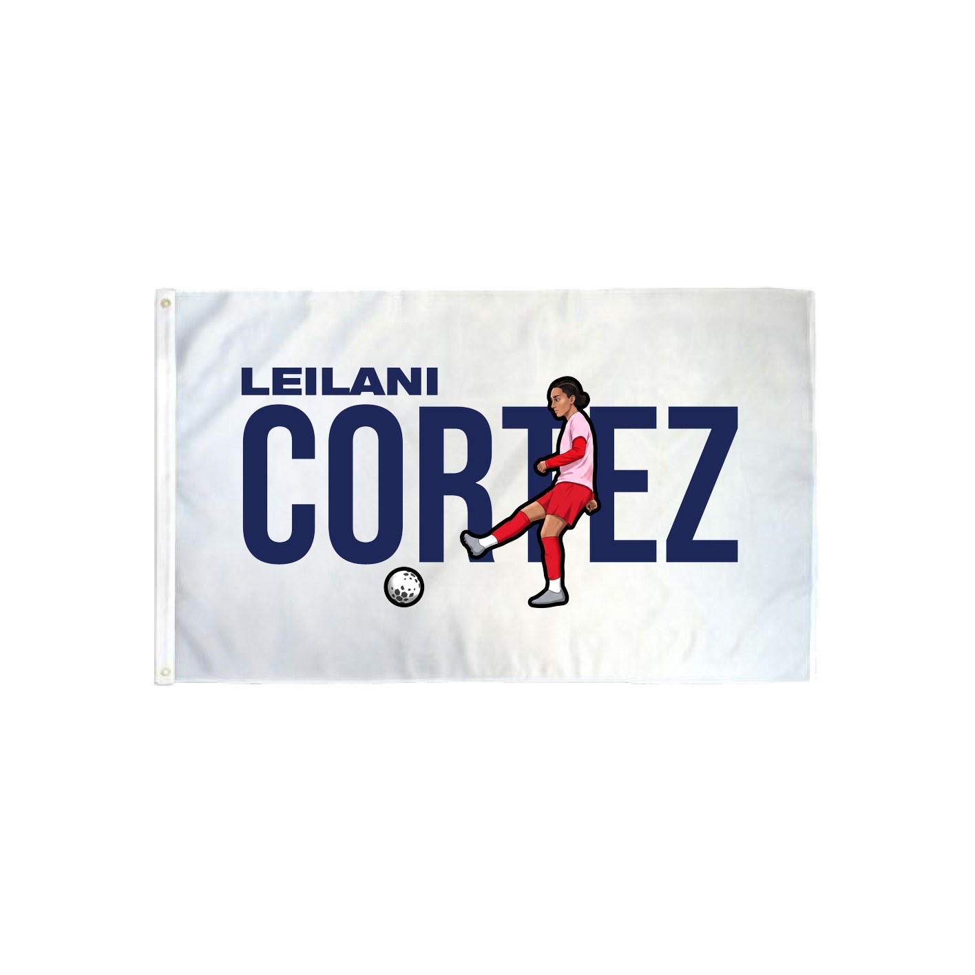 3x5 Flag — Player Name in Classic